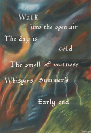 Walk into the open air ...