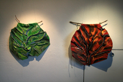 Green and Red Paintings